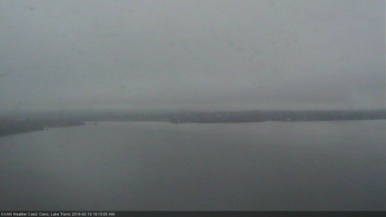Lake Travis webcam, February 10, 2019 9:20 AM CT