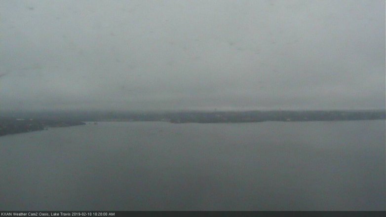 Lake Travis webcam, February 10, 2019 9:30 AM CT