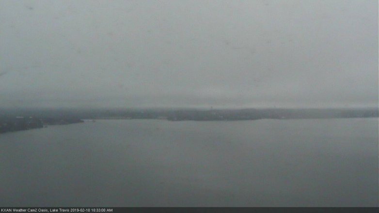 Lake Travis webcam, February 10, 2019 9:35 AM CT