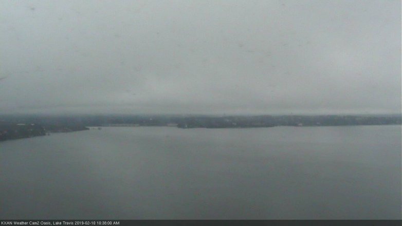 Lake Travis webcam, February 10, 2019 9:40 AM CT