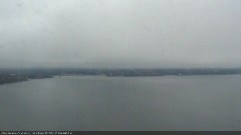 Lake Travis webcam, February 10, 2019 9:45 AM CT