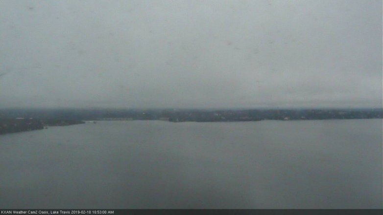 Lake Travis webcam, February 10, 2019 9:55 AM CT