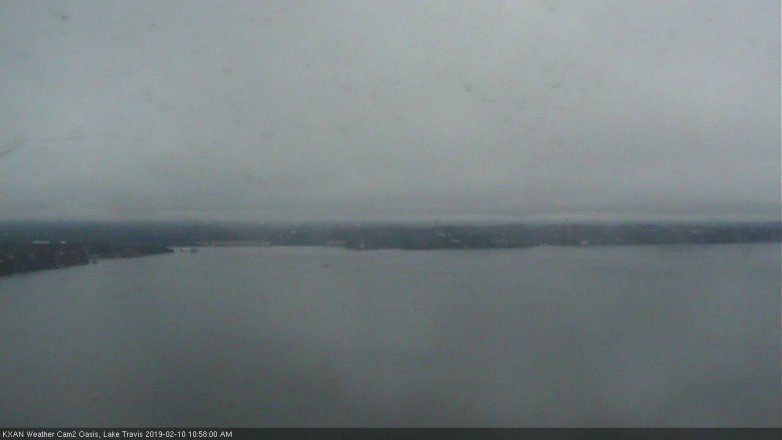 Lake Travis webcam, February 10, 2019 10:00 AM CT