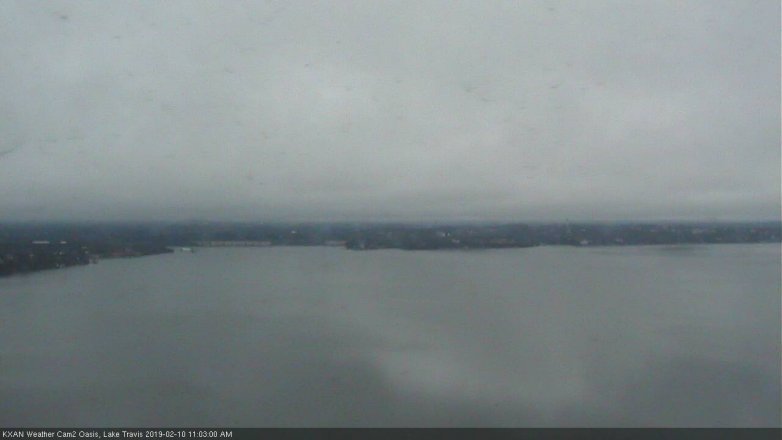 Lake Travis webcam, February 10, 2019 10:05 AM CT