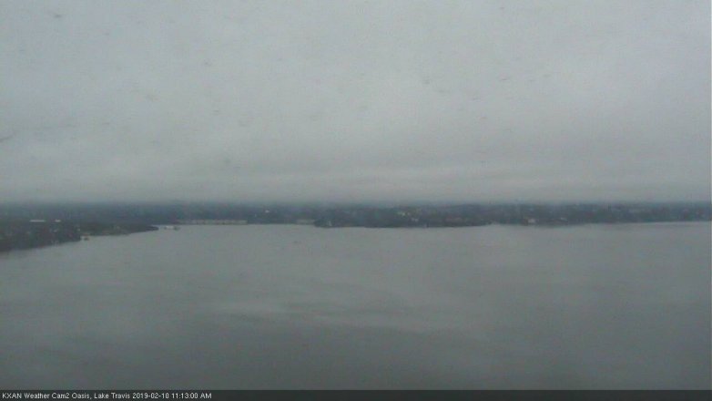 Lake Travis webcam, February 10, 2019 10:15 AM CT