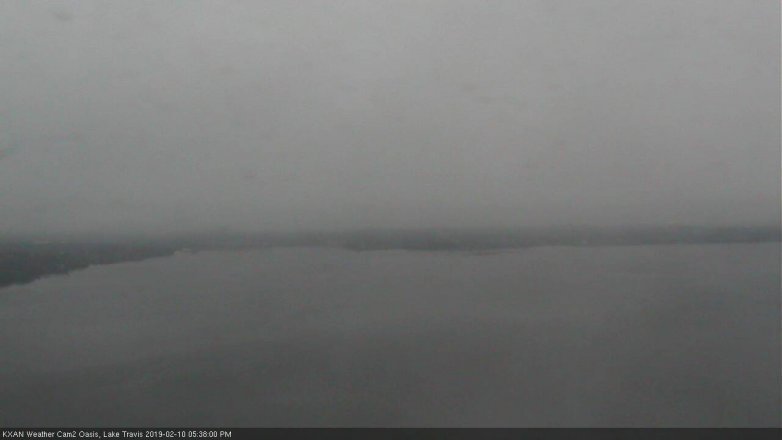 Lake Travis webcam, February 10, 2019 4:40 PM CT