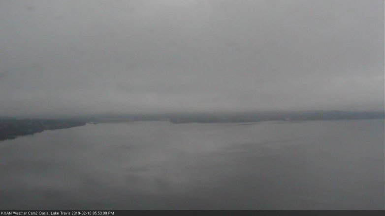 Lake Travis webcam, February 10, 2019 4:55 PM CT