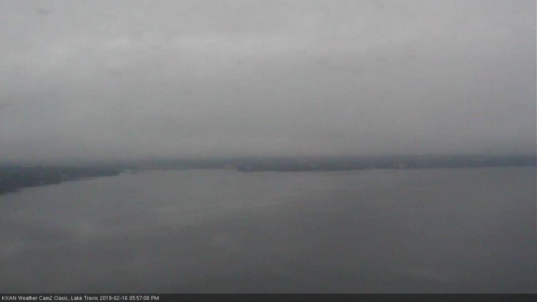 Lake Travis webcam, February 10, 2019 5:00 PM CT