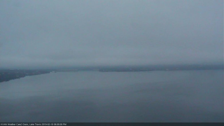 Lake Travis webcam, February 10, 2019 5:10 PM CT