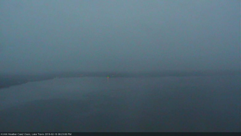 Lake Travis webcam, February 10, 2019 5:25 PM CT