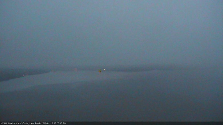 Lake Travis webcam, February 10, 2019 5:30 PM CT