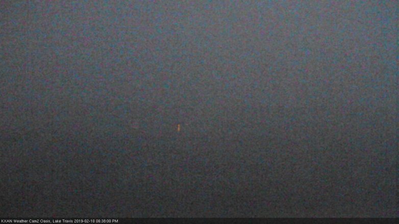 Lake Travis webcam, February 10, 2019 5:40 PM CT