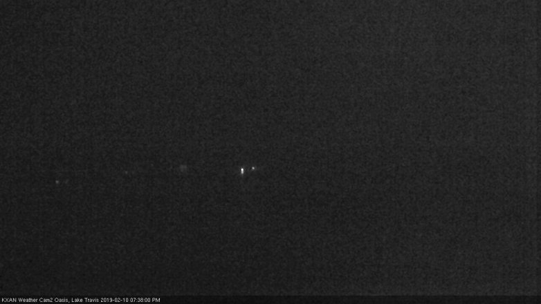Lake Travis webcam, February 10, 2019 6:40 PM CT