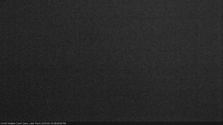 Lake Travis webcam, February 10, 2019 7:50 PM CT