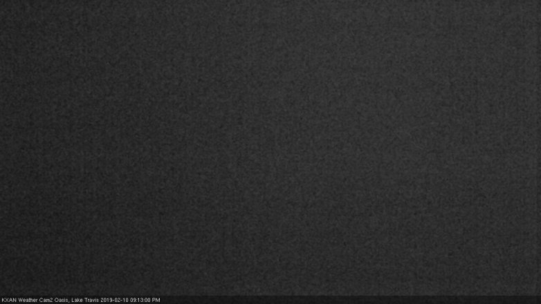 Lake Travis webcam, February 10, 2019 8:15 PM CT