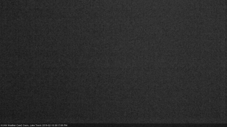 Lake Travis webcam, February 10, 2019 8:20 PM CT