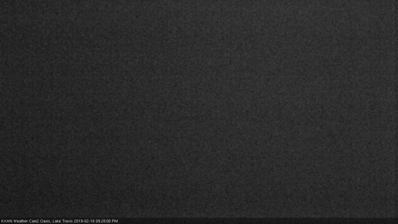 Lake Travis webcam, February 10, 2019 8:30 PM CT