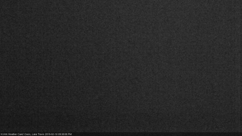 Lake Travis webcam, February 10, 2019 8:40 PM CT