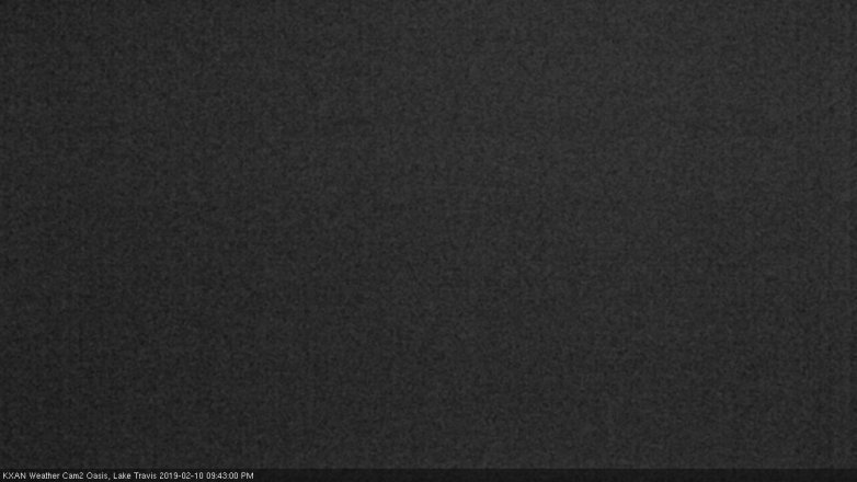 Lake Travis webcam, February 10, 2019 8:45 PM CT