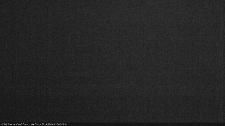 Lake Travis webcam, February 10, 2019 9:00 PM CT