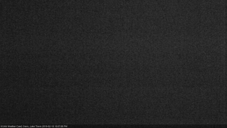 Lake Travis webcam, February 10, 2019 9:10 PM CT