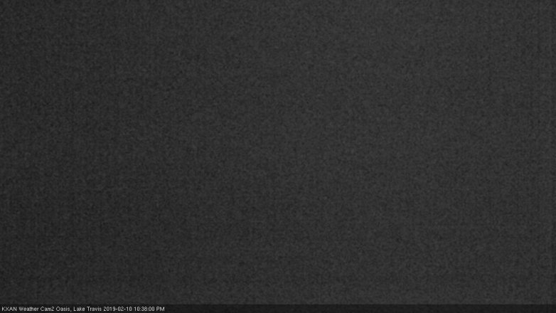 Lake Travis webcam, February 10, 2019 9:40 PM CT
