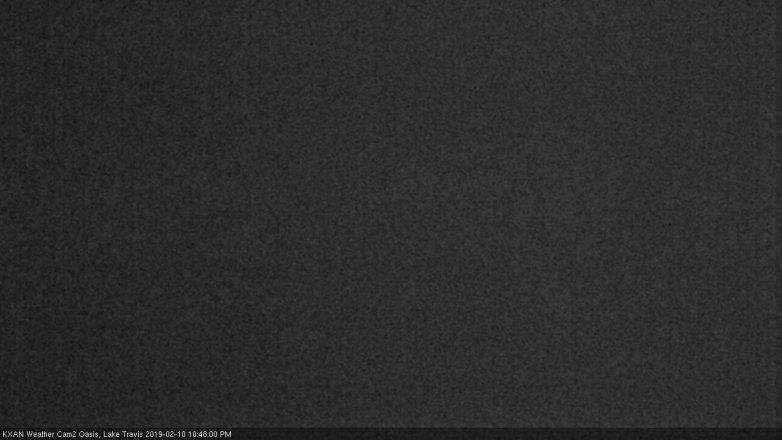Lake Travis webcam, February 10, 2019 9:50 PM CT