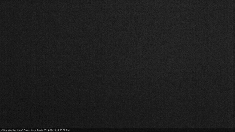 Lake Travis webcam, February 10, 2019 10:35 PM CT