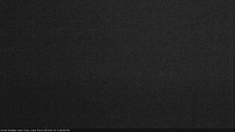 Lake Travis webcam, February 10, 2019 10:50 PM CT