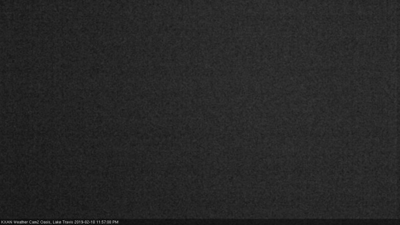 Lake Travis webcam, February 10, 2019 11:00 PM CT