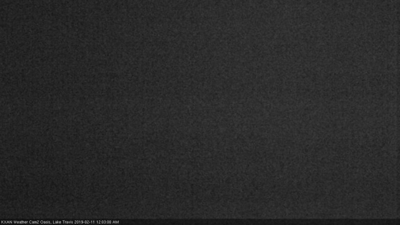 Lake Travis webcam, February 10, 2019 11:05 PM CT