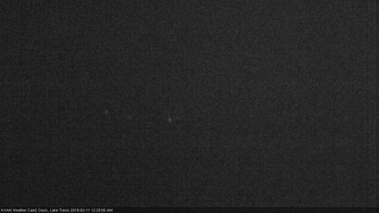 Lake Travis webcam, February 10, 2019 11:30 PM CT