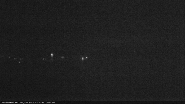 Lake Travis webcam, February 10, 2019 11:35 PM CT