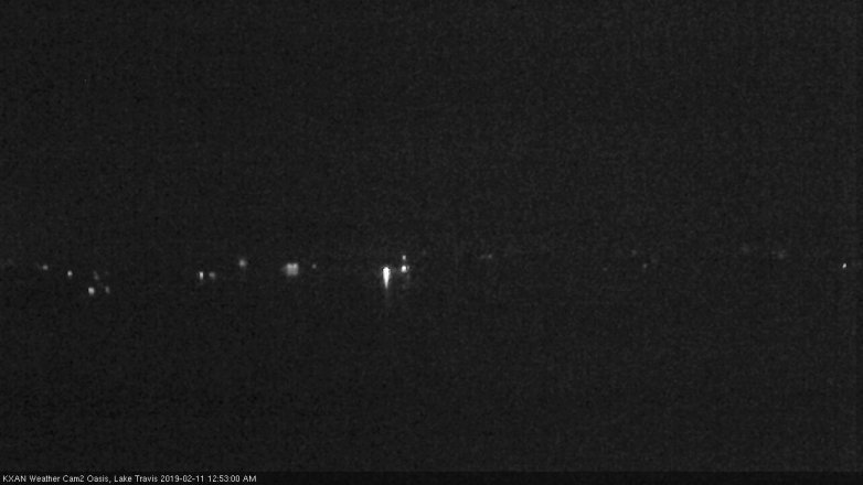 Lake Travis webcam, February 10, 2019 11:55 PM CT