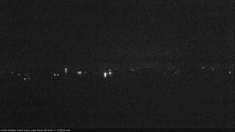 Lake Travis webcam, February 10, 2019 12:00 AM CT