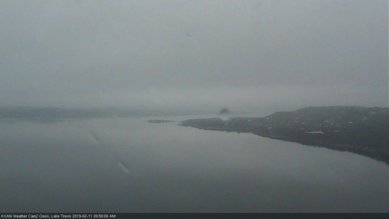 Lake Travis webcam, February 11, 2019 9:00 AM CT