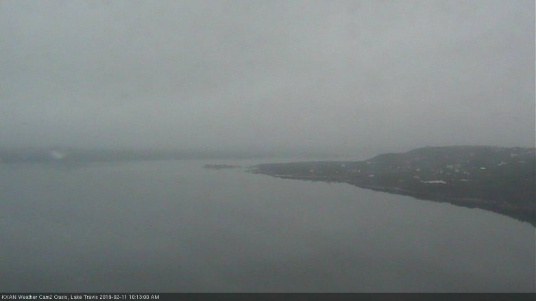 Lake Travis webcam, February 11, 2019 9:15 AM CT
