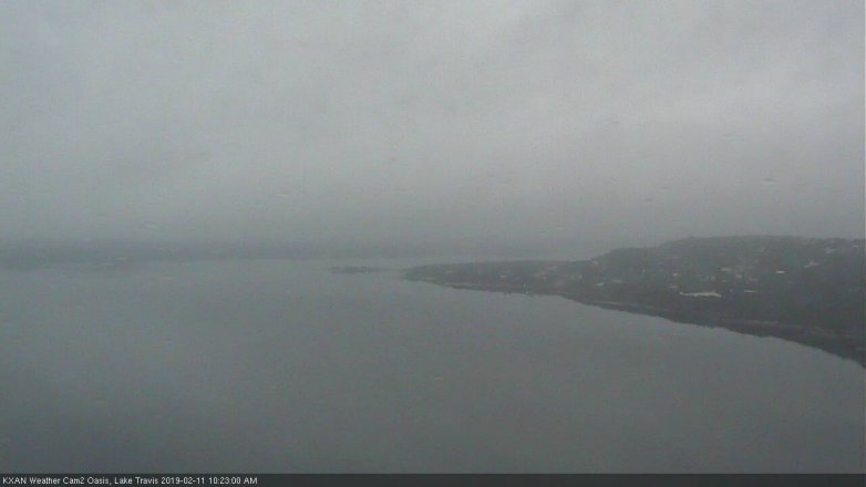 Lake Travis webcam, February 11, 2019 9:25 AM CT