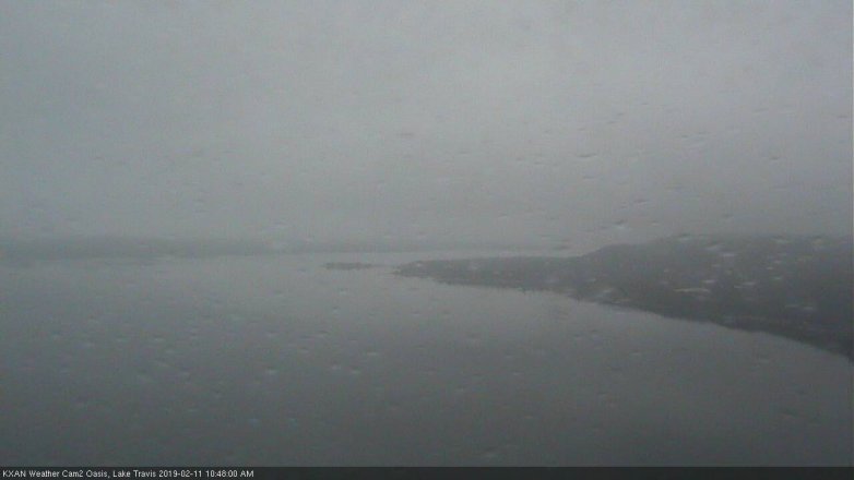 Lake Travis webcam, February 11, 2019 9:50 AM CT