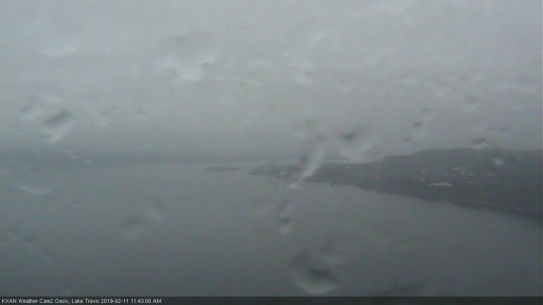 Lake Travis webcam, February 11, 2019 10:45 AM CT