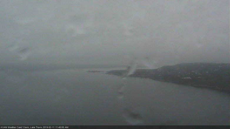 Lake Travis webcam, February 11, 2019 10:50 AM CT