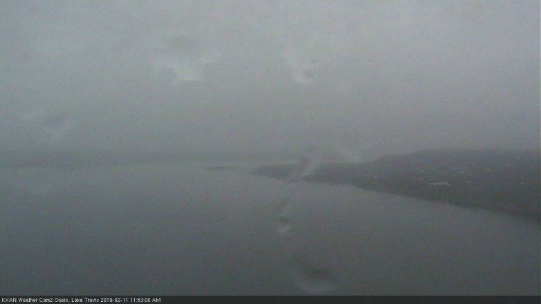 Lake Travis webcam, February 11, 2019 10:55 AM CT