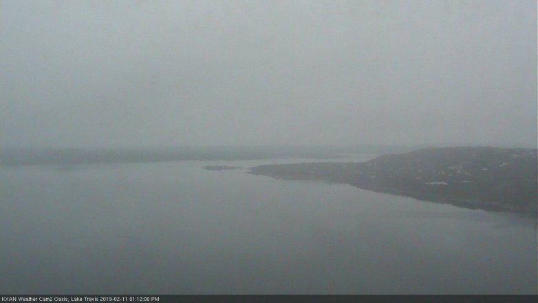 Lake Travis webcam, February 11, 2019 12:15 PM CT