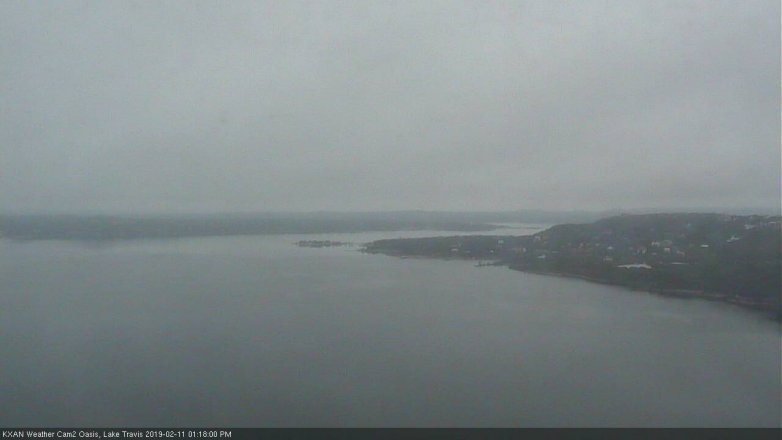 Lake Travis webcam, February 11, 2019 12:20 PM CT