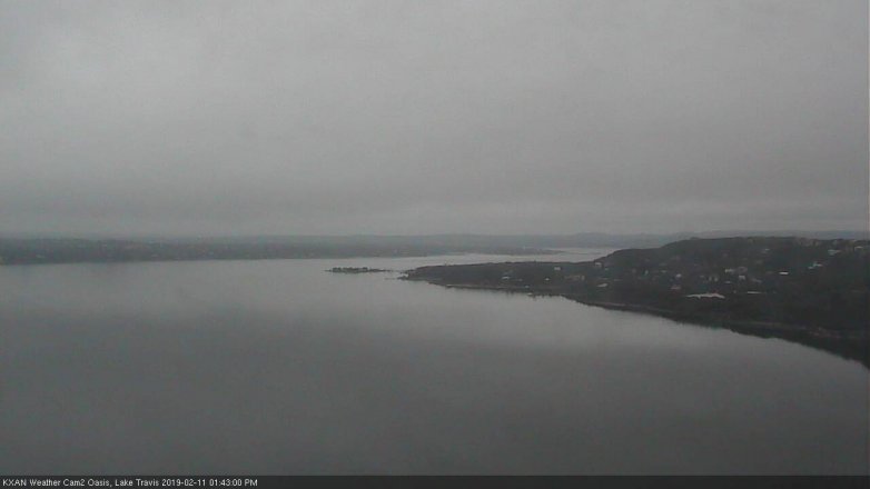 Lake Travis webcam, February 11, 2019 12:45 PM CT
