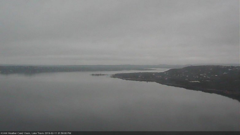 Lake Travis webcam, February 11, 2019 1:00 PM CT