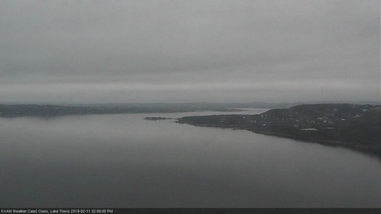 Lake Travis webcam, February 11, 2019 1:10 PM CT