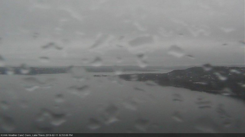 Lake Travis webcam, February 11, 2019 1:55 PM CT