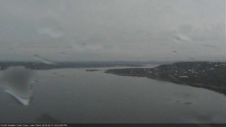 Lake Travis webcam, February 11, 2019 2:25 PM CT