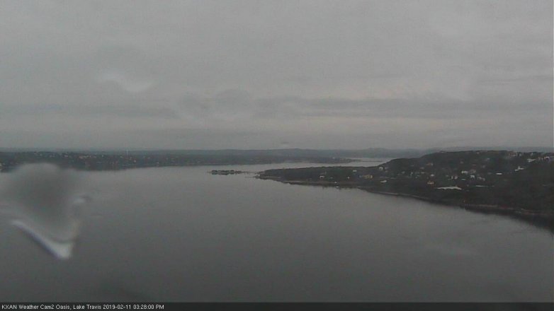 Lake Travis webcam, February 11, 2019 2:30 PM CT